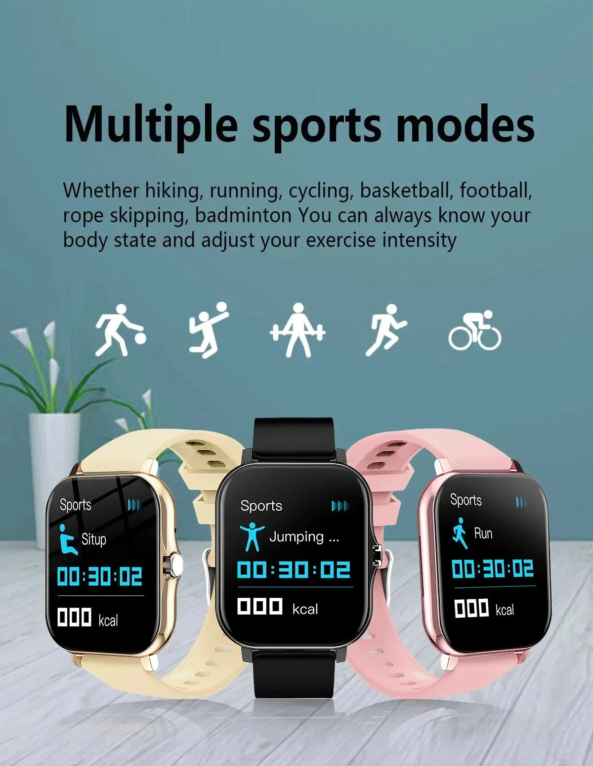 2024 New Smart Watches for Men Women Newest 2024 Sport SmartWatch DIY Watch Faces Bluetooth Call Phone Smart Band PK H13 H5 P73