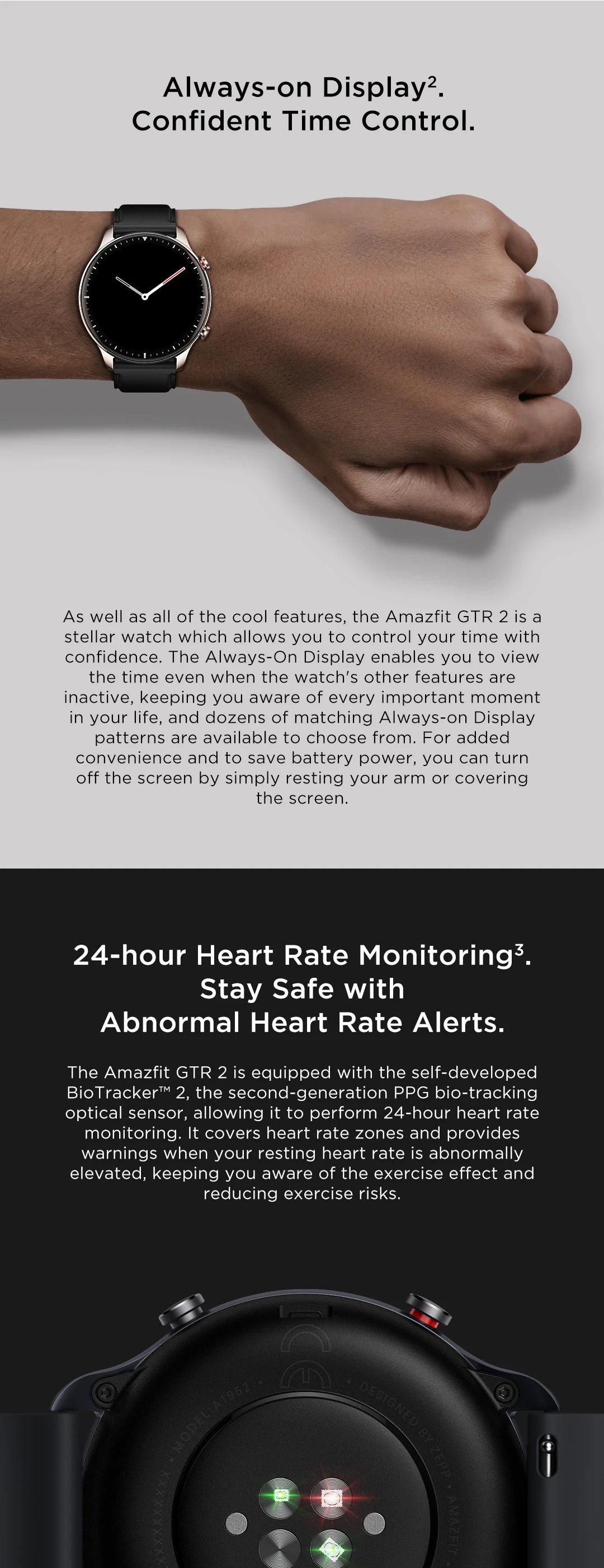 [New Version] Amazfit GTR 2 New Version Smartwatch Alexa Built-in Ultra-long Battery Life Smart Watch For Android IOS Phone