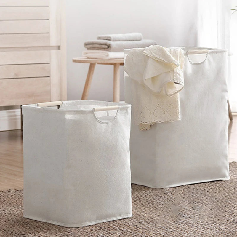 1PC Capacity Storage Dirty Clothes Basket Fabric Laundry Basket Portable Storage Basket Household Storage Box Portable