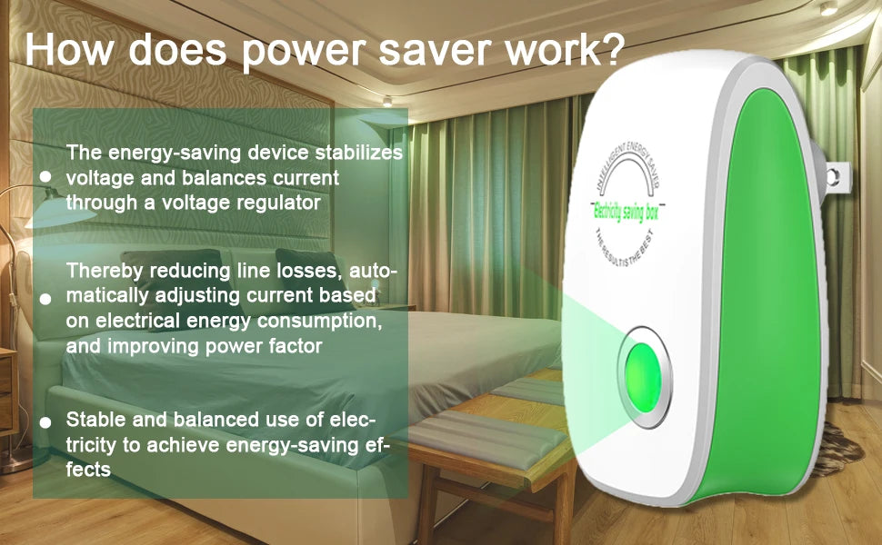 Smart Electricity Saving Box Power Saver Intelligent Energy Saver Power Factor Saving Device Cost Reducing for Household Office