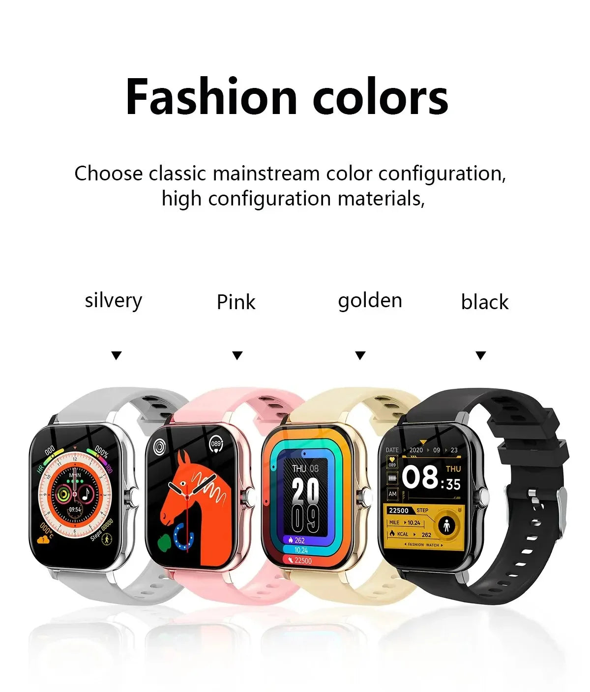 2024 New Smart Watches for Men Women Newest 2024 Sport SmartWatch DIY Watch Faces Bluetooth Call Phone Smart Band PK H13 H5 P73