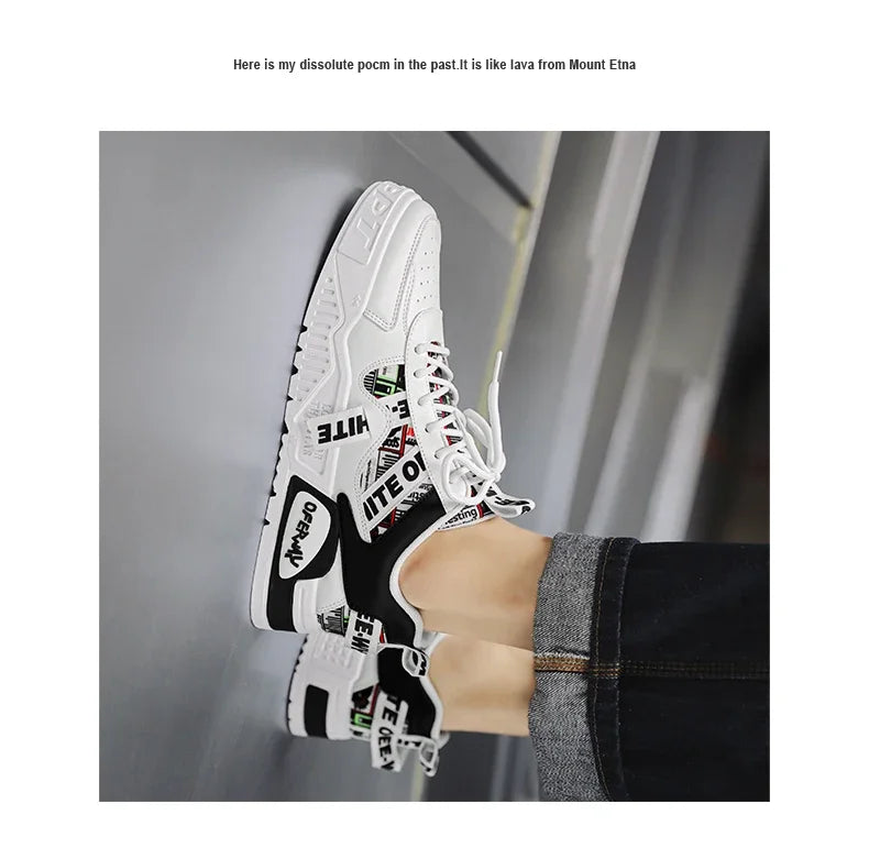 New Skateboard Mens Shoes Summer Sneakers Leather Casual Fashion Outdoor Running Sports Hiking Tennis Platform Designer Luxury