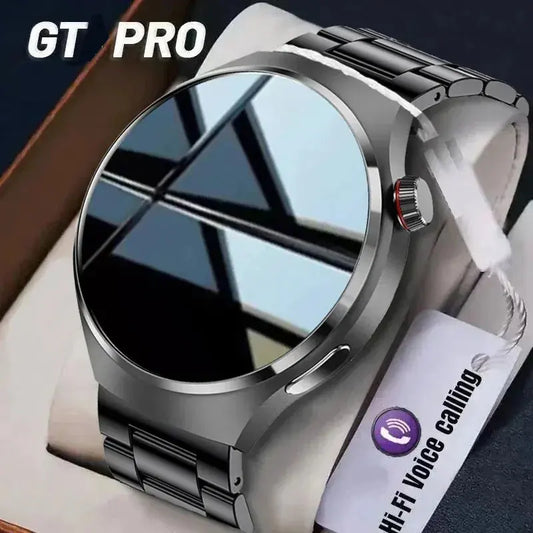 New GPS Smart Watch GT4 for Men Women AMOLED 360*360 HD Screen Heart Rate DIY Face Bluetooth Call SmartWatch NFC GT4 Pro 2024